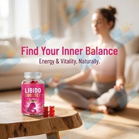 Vrouwelijke Libido Ondersteunende Gummies Maca Ashwagandha Stemming & Vitaliteit Kauwtabletten 60 stuks Pectine Formule Aangepaste Merk Supplement Fabrikant