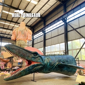 Modèle de dinosaure animatronique réaliste Mosasaurus 3D - Product Image 6