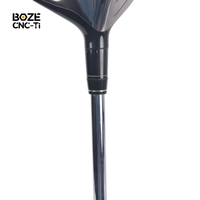 Tête de driver de golf en titane GR5 forgé CNC OEM ODM, driver de golf léger poli miroir pour l'entraînement et la compétition de golf