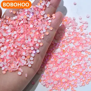 BOBOHOO新款颜色烫钻闪亮系列SS6 SS10 SS16玻璃平背烫钻连衣裙
