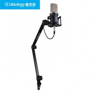 Alctron Ma614 Professional Flexible Adjustable Mic Holder Microphone Arm <b>Stand</b> Broadcast Suspensionboom Scissor Without Light - Product Image 4