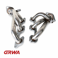 Collecteur d'échappement GRWA pour FORD RANGER 1998-2010 4.0L V6 en acier inoxydable poli miroir de 1,25 mm