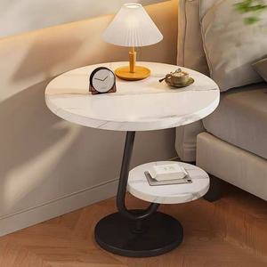 Mesa Auxiliar Moderna - Mesa Redonda Multifuncional para Decoración de Sala de Estar y Dormitorio - Product Image 4