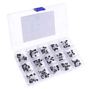 15 loại bóng bán dẫn cắm 300, đến-92 NPN/PnP (s8050 ~ A92) Bộ bóng bán dẫn công suất thấp - Product Image 4