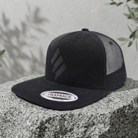 Casquettes de camionneur Richardson 112 en sergé de coton à 6 panneaux, personnalisées OEM, avec logo brodé et filet, fermeture snapback, vente en gros