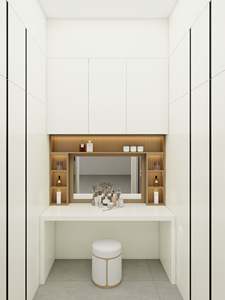 Armoires de dressing modernes et confortables avec coiffeuse portable en bois mélaminé pour la maison et les appartements - Product Image 2