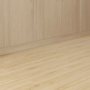 Suelo vinílico SPC silencioso de roble claro de 8 mm de tablones anchos en oferta para sala de estar - Product Image 1