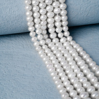 AAAAA forme de pomme de terre parfaite 5A perles d'eau douce classique perles faites à la main collier de perles impeccable pour bricolage perles naturelles