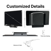 Sistema de Pantalla Táctil Industrial para Cocina de 15.6/21.5 Pulgadas, Terminal KDS, Computadora con Pantalla Táctil para Restaurante