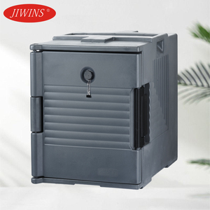 JIWINS - Contenedor de Alimentos Aislado Comercial Gris de PE+PU con Ruedas, Doble Capacidad, para Buffet, Hotel, <span class=keywords><strong>Restaurante</strong></span> y Catering - Product Image 1