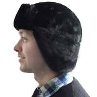 Gorro Ruso Ushanka con Orejeras para Invierno, Cálido, Impermeable, Cortavientos, para Deportes al Aire Libre, Unisex