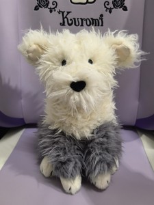 Jouet en peluche Berger de Chine Jc British Evalte avec rembourrage en coton PP et matériaux en coton, cadeau d'anniversaire pour le confort des enfants - Product Image 2