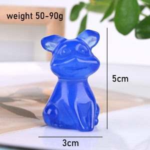 Venta al por Mayor de Mini Animales Tallados a Mano en Piedras Preciosas Naturales de Alta Calidad, Abeja y Perro, para Decoración - Product Image 5