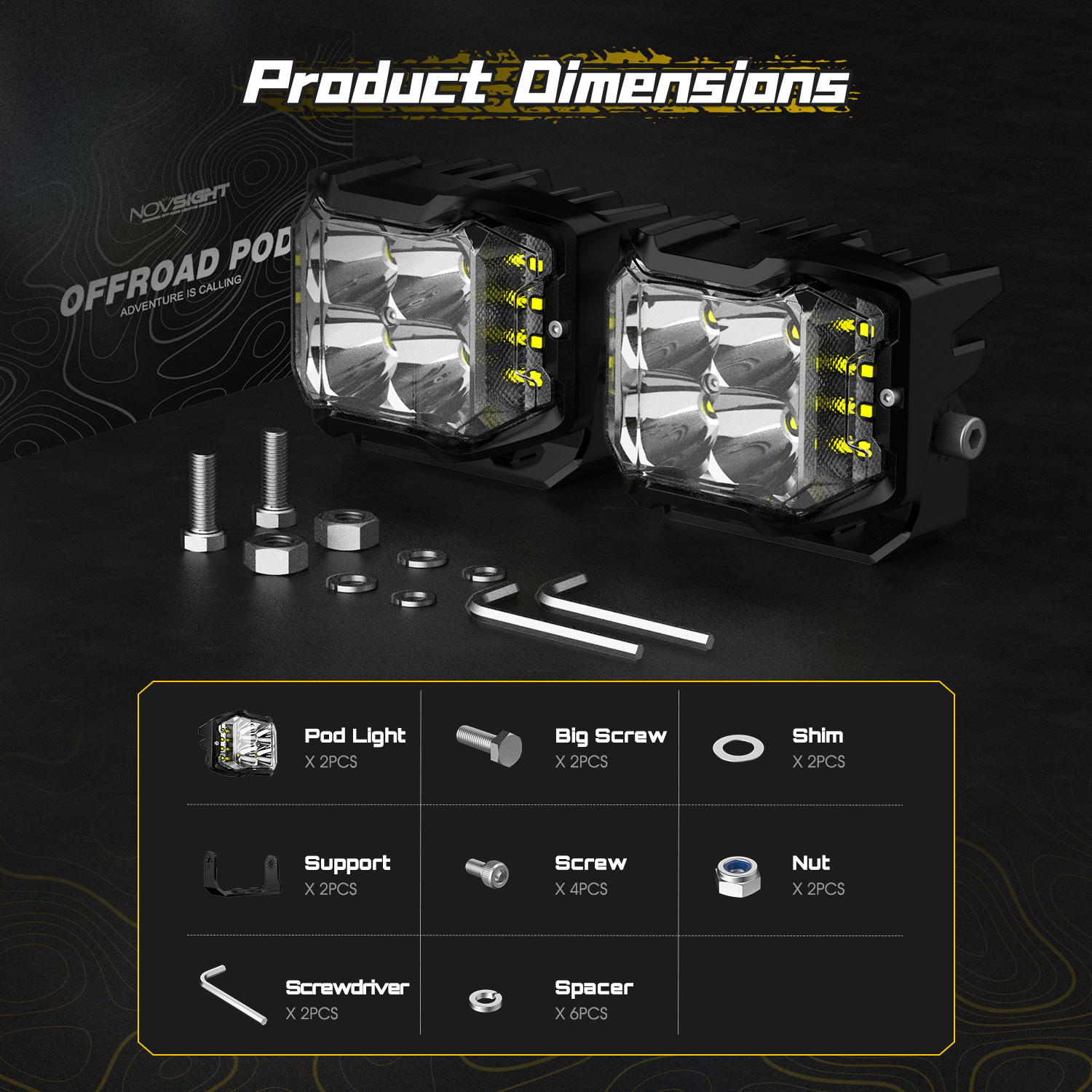 NOVSIGHT LEDワークライト Novsight LED Work Lights - Durable and Efficient Solutions