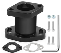 Kit de collecteur d'admission personnalisé, collecteur d'admission CNC noir avec joint et vis, pièce de rechange