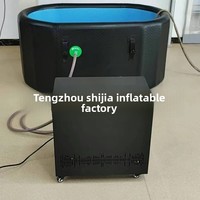 Baignoire gonflable ovale pliable pour bain de glace, avec maintien de température constante, pour adultes, vente en gros, sélection de tailles