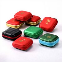 Édition de noël EVA étui pour écouteurs Port stockage Compact pour écouteurs écouteurs écouteurs carte mémoire SD étui EVA antichoc personnalisé