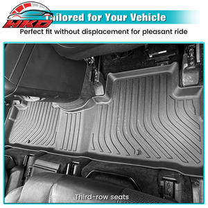 Tapis de sol en TPE robustes, moulés en 3D, imperméables, compatibles avec Hyundai Palisade 7 et 8 places 2020-2025 - Product Image 5