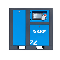 Compresseur d'air portable ZAKF 10HP 7.5KW 220V 380V IP23 IP54 à vitesse variable 7-10 bars, moteur à vis à aimant permanent