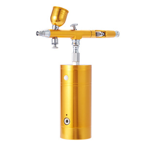 Kit de Aerógrafo Eléctrico Portátil con Presión Ajustable y Alimentación por Gravedad, Pistola de Pulverización para Arte, Color Rojo - Product Image 2