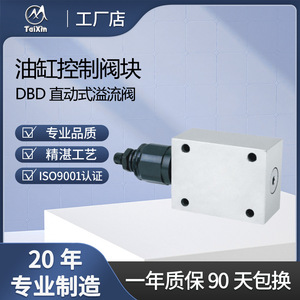 Vanne de décharge à action directe TaiXin Dbds6k en acier au carbone pour le contrôle hydraulique de l'huile - Product Image 3