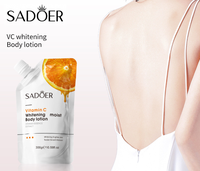 Lotion corporelle éclaircissante, hydratante, nourrissante, biologique, végane, parfumée, à la vitamine C et à l'huile d'olive, 300g, pour femmes, tous types de peau
