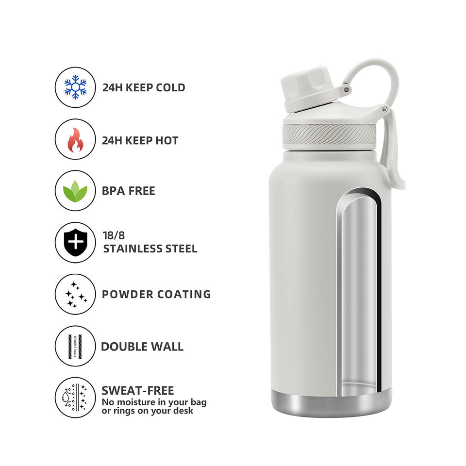 Custom Laser Logo Double Wall Stainless Steel Vacuum Sport Tumbler ...
