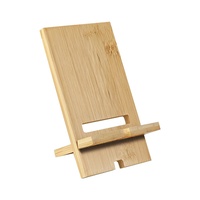 Supports de téléphone en bambou vierges pour sublimation, personnalisables et créatifs, supports de téléphone portables en bois DIY réglables pour la maison et le bureau