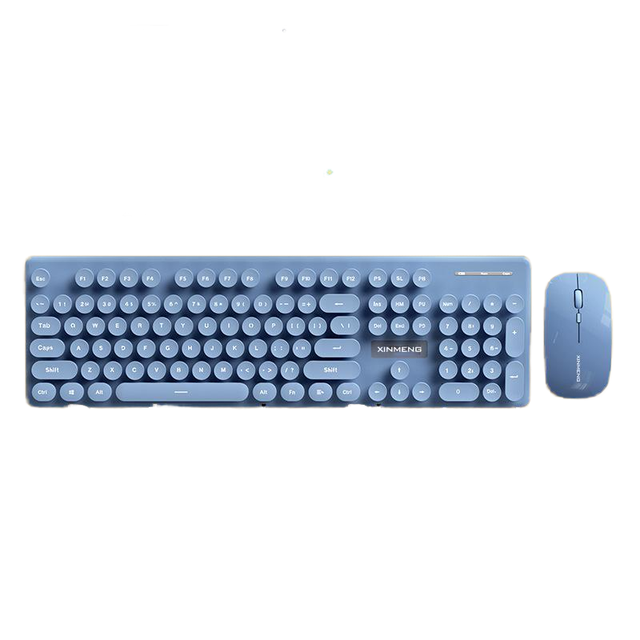 Custom Logo XINMENG N520 Wireless Keyboard and Mouse Combo 104 Keys Keyboard Set