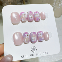 Fournitures pour ongles en gros : Faux ongles à presser faits main, colorés et design, en promotion
