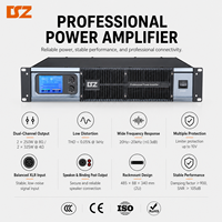 Amplificateur de puissance professionnel à double canal 10V OEM 2U pour montage en rack, 2*250W, pour sonorisation en direct et système PA