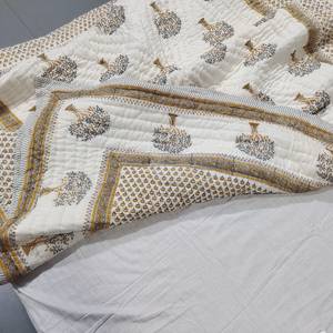 Nữ Hoàng mới kích thước chăn bông đảo ngược chăn bông cây lớn thiết kế hoa tay khối in khâu mềm tất cả các mùa đôi - Product Image 5