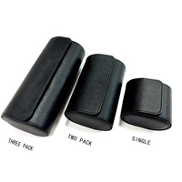 Boîte de rangement pour montres en cuir PU Saffiano de luxe de haute qualité, nouvelle boîte de voyage pour montres avec 1 emplacement