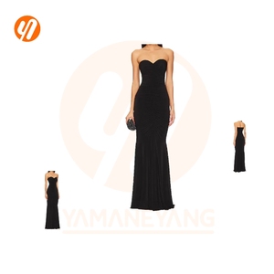 1825 vestidos de fiesta largos elegantes de alta calidad <span class=keywords><strong>al</strong></span> <span class=keywords><strong>por</strong></span> <span class=keywords><strong>mayor</strong></span> moda Sexy verano tubo superior calado alto sentido vestido. - Product Image 3