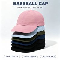 Casquette de baseball unisexe, couleur unie, avec logo personnalisé, plusieurs couleurs en stock, classique, décontractée, réglable pour hommes et femmes, usage quotidien
