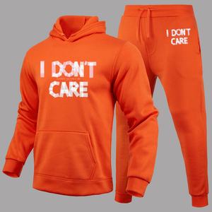 Conjunto de Sudadera con Capucha y Pantalones de Chándal Personalizados para Hombre, de Algodón, con Estampado de Esqueleto y Estampado Puff, Estilo Jogging, con Pantalones Acampanados - Product Image 5