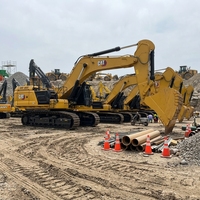 Excavatrice Caterpillar 374 d'occasion disponible, modèles 349 et 390, prête à l'emploi, personnalisable, engin d'origine, prix compétitif, faible nombre d'heures.