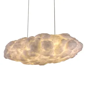 Art Design Decoration Custom Floating Pendant Light Cloud For Indoor Living Dining Room