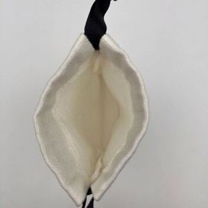 Custom Small Personalized Eco Friendly Cotton Canvas <b>Drawstring</b> Gift <b>Pouch</b> Natural Cotton Draw String Bag <b>Pouch</b> With Ribbon - Product Image 4