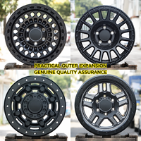 Jantes en alliage tout-terrain style Black Rhino 16/17/18 pouces pour Wrangler Prado Tank 300 Pajero FJ Land Cruiser Haval H9 Patrol BJ40