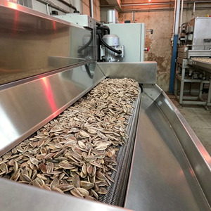 Op maat gemaakte open gaas glasvezel transportband, antiaanbaklaag, voor notenbakken en voedselverwerkingsmachines. - Product Image 1