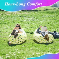 Fauteuil de plage gonflable, accessoires de camping, canapé gonflable, chaise longue gonflable pour le camping