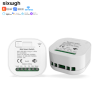 Module d'interrupteur intelligent WiFi et RF433 SIXWGH 10A pour l'application Tuya Smart Life, interrupteur mural à commande à distance, kit sans fil, Alexa, Google Home