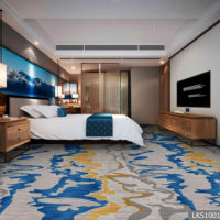 Tapis de luxe en velours coupé, réversible, anti-salissure, antidérapant, lavable, antistatique, écologique, géométrique, moderne, pour chambre et hôtel, vente en gros