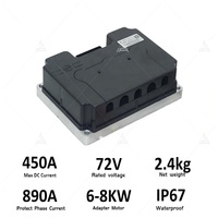 Nouveaux kits de conversion QS MOTOR 12000W 12KW 165 72V 60H avec encodeur, pignon, moteur central, boîte de vitesses, contrôleur Fardriver ND72890B PMSM