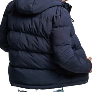 Veste d'hiver matelassée pour homme, de haute qualité, avec logo personnalisé du fournisseur, tendance, chaude, coupe-vent - Product Image 4