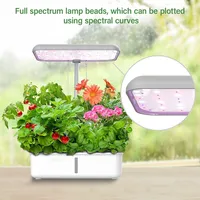 Machine de plantation intelligente à arrosage automatique pour jardinage intérieur, système hydroponique WiFi avec lumière LED pour culture sans terre