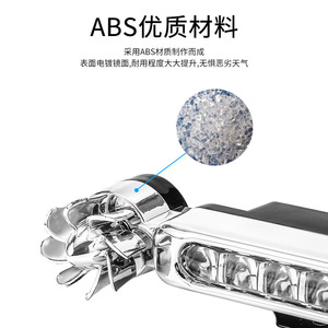 Feux de jour à LED à énergie éolienne en ABS, installation adhésive, Chine - Product Image 1