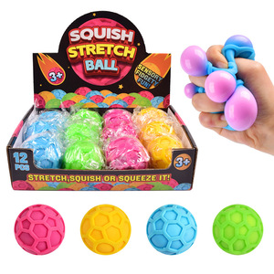 Mesh <b>ball</b> color-changing flour <b>ball</b> TPR soft rubber slow rebound decompression <b>squeezing</b> toy wholesale - Product Image 1
