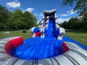 Tobogán acuático inflable comercial de 19 'Raging Rapids con piscina grande - Product Image 5